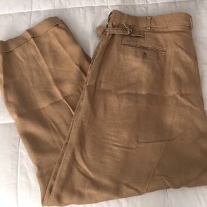 Polo men's linen pants. 38 waist x 30 length.
